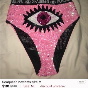UNWORN SIZE M SEAQUEEN DISCOUNT UNIVERSE EVIL EYE